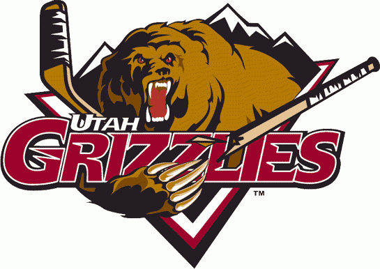 Utah Grizzlies 1998 99-2000 01 Primary Logo iron on heat transfer